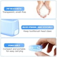 thumbnail image 4 of LEEYNEER 10pcs Plastic Toothbrush Head Covers Travel Toothbrush Caps Dustproof Toothbrush Head Covers (Random Color), 4 of 8