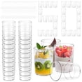 thumbnail image 3 of Wekvgz 50 Pcs Tasses à Dessert avec Cuillères 95ML Mini Tasses à Gâteau Réutilisables Tasses à Parfait Empilables Tasses à Pudding Tasses de Service pour Dessert Mousse Pudding Yaourt Collations, 3 of 11