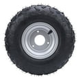 thumbnail image 1 of 6 Inch Tire, Improved Handling Front Rear Universal 145/70-6 Tire ATV Tire with Rim for  Cart, 1 of 7