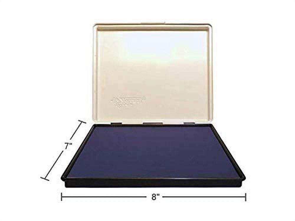 Infusion 7" x 8" Extra Large Industrial Stamp Ink Pad, Your Go to Large Stamp Ink Pad for Bright Color, Even Coverage and Durability, Purple Stamp Pad