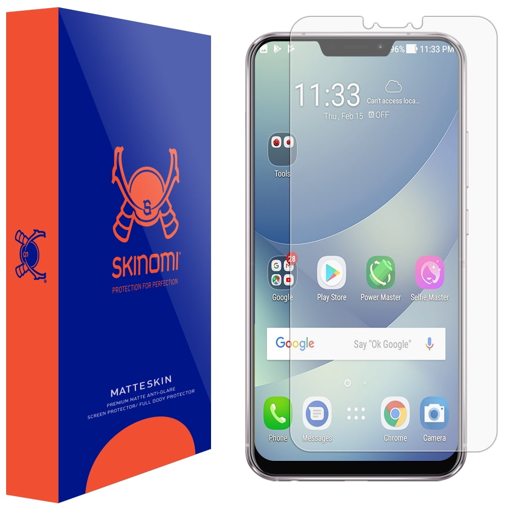 Skinomi MatteSkin Anti-Glare Screen Protector Shield for Asus Zenfone 5Z Skinomi MatteSkin Anti-Glare Screen Protector Shield for Asus Zenfone 5Z