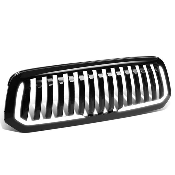 DNA Motoring LED Light Bar Front Bumper Hood Vertical Grille For 2013-2018 RAM 1500