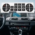 thumbnail image 2 of Unique Bargains 2pcs AC Dash Button Decal Stickers AC Panel Decals 19 Button for Chevrolet Suburban for GMC Acadia, 2 of 6