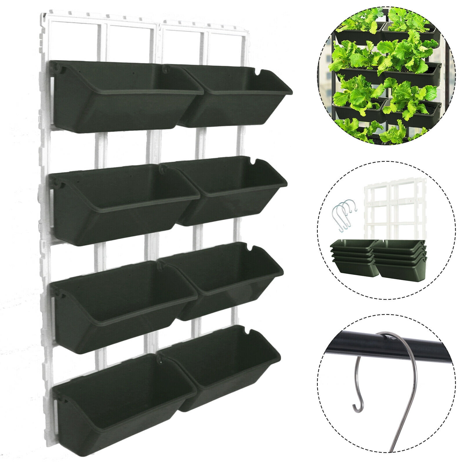 Garden Vertical Rack Wall Elevated Raised Bed Flower Planter Vegetable Herbs