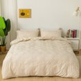 thumbnail image 1 of bedding bedding craft solid color cut flower square   home textile quilt cover three-piece set, 1 of 5