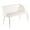 Multi-color, variant on LumiSource Fran Glam Bench, Gold/Light Blue