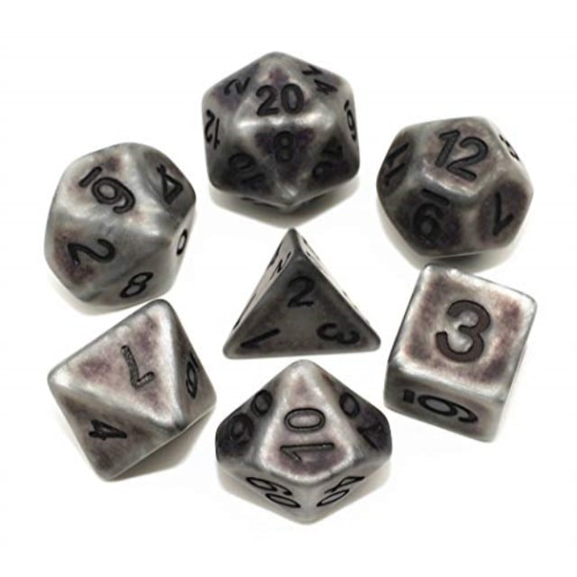 HD DND Dice Set Ancient RPG Dice for Dungeons and Dragons(D&D