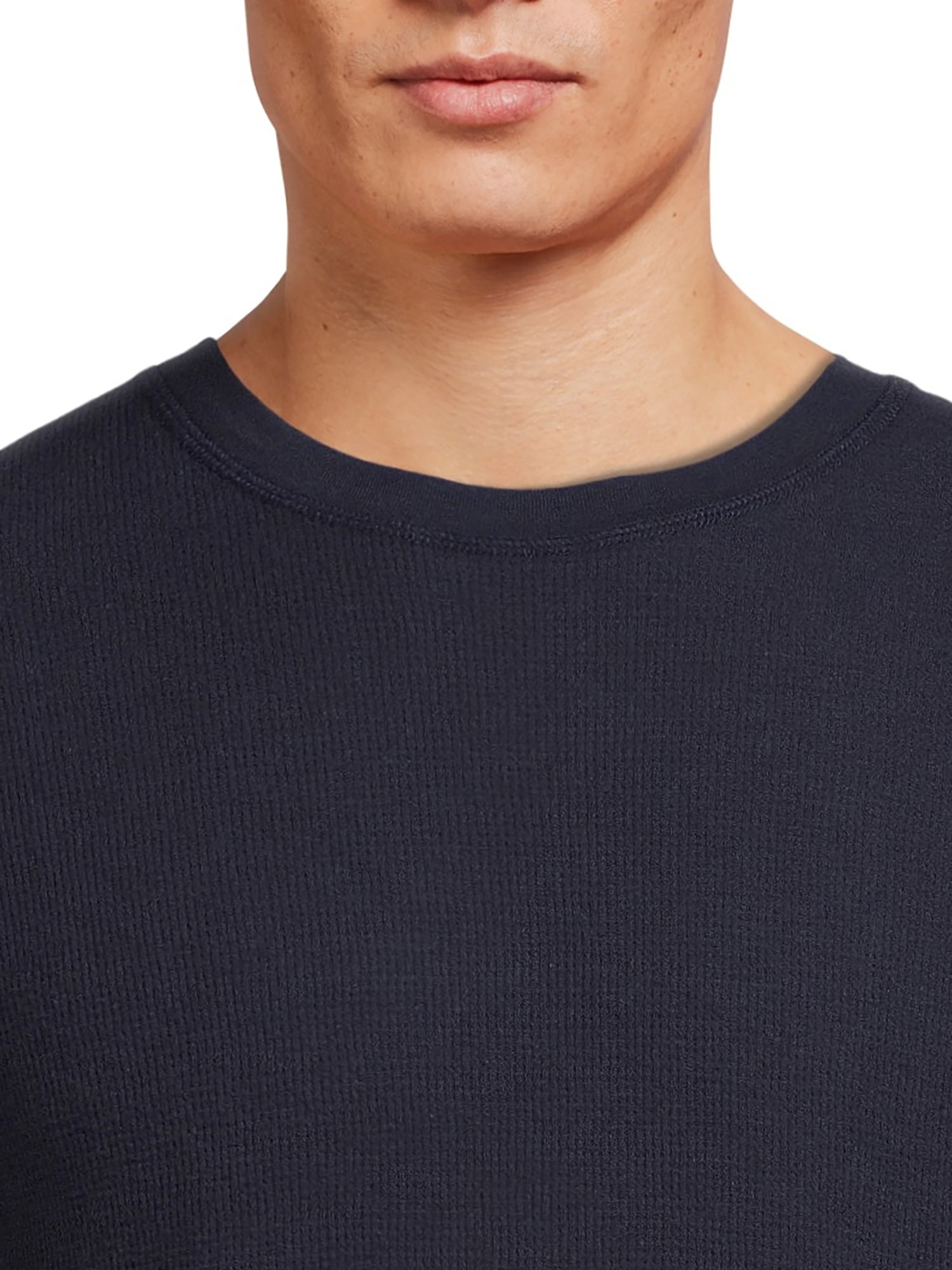 Hanes Men's and Big Men's Xtemp Crewneck and Cozy Microfleece Pants Pajama Set, 2-Piece, Sizes S-5XL