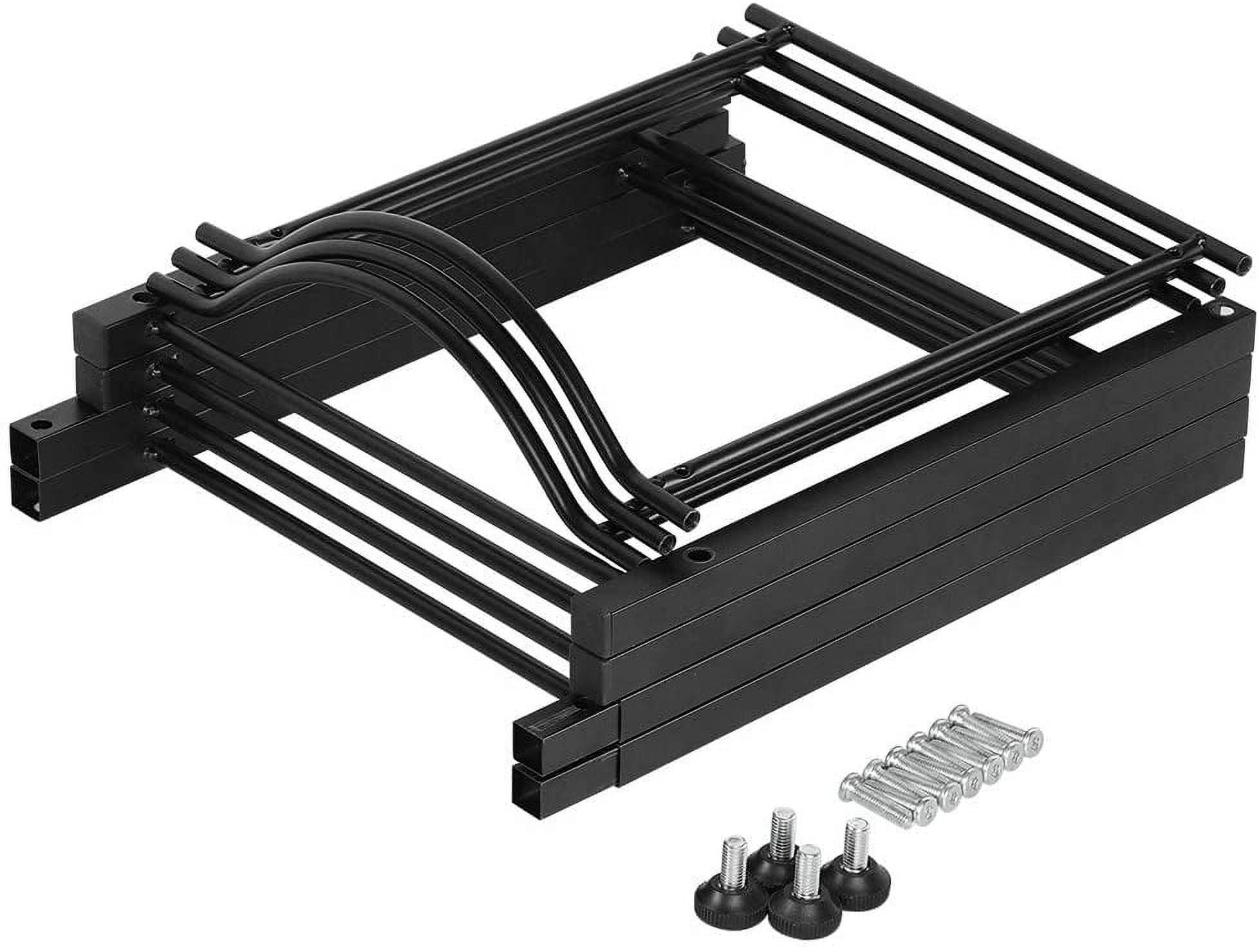 5 Gallon Water Jug Holder Water Bottle Storage Rack, 3 Tiers, Black