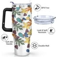 thumbnail image 2 of Fall Cup 40 Oz Tumbler with Handle and Straw Lid, Autumn Leaf Tumbler Insulated Autumn Mugs Keeps Drinks Cold & Hot, Stainless Steel Fall Coffee Mug Fall Themed Thanksgiving Gifts For Women, 2 of 6
