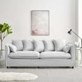 thumbnail image 3 of Modway Avalon Slipcover Fabric Sofa in Light Gray, 3 of 11
