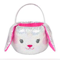 Way to Celebrate Sequined Easter Basket