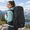 Black, variant on 55L Internal Frame Waterproof Hiking Camping Backpack with 3L Water Bladder and Rain Cover, Dark Gray