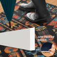 thumbnail image 2 of Yayeee Doormat for Inside 20"x32" Absorbent Low-Profile Washable Non-Slip Rubber Backed Entryway Rug, Black Geometric, 2 of 8