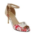 thumbnail image 1 of jsaierl Chaussures à Talons Hauts en Faux Cuir Doré Pailleté pour Femmes Taille 35-43, 1 of 9