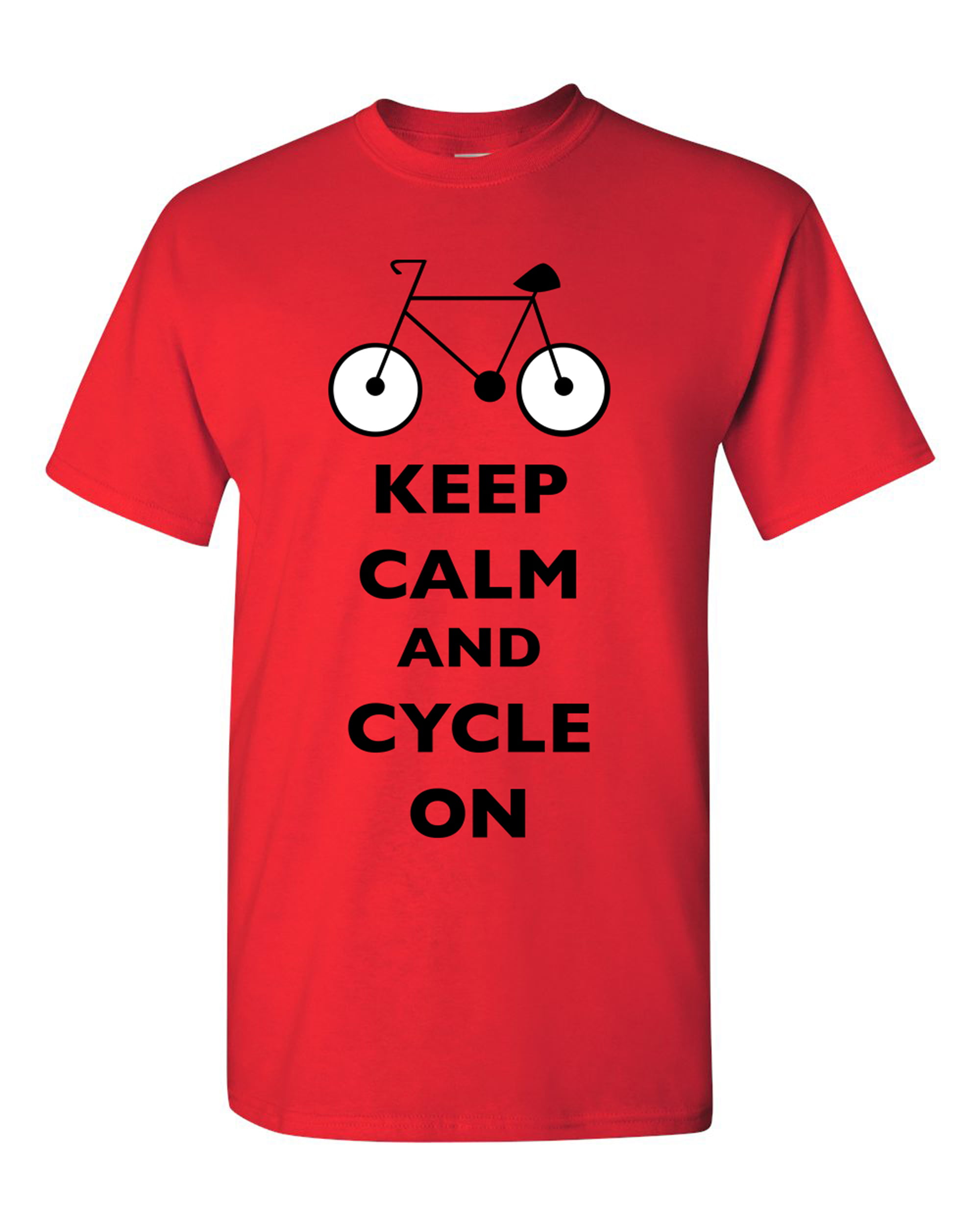 Keep Calm And Cycle On Cycling Bike Bicycle Ride Funny DT Youth Kids T-Shirt Tee 