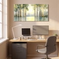 thumbnail image 4 of 1.5-Inch Thick Canvas Print Wall Art for Living Room, Bedroom, Office or Entryway – Decorative Wall Decor with Serene Forest Reflection Watercolor Landscape -40 x 20 x 1.5 in, 4 of 9