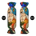 thumbnail image 2 of Salouo Stained Glass Cat Art Pattern Cute Bolster Pillow,Cylindrical Pillow Long Pillow for Bed Round Side Pillow for Knee/Leg/Neck ,- Length 24.4" x 9.8" Diameter, 2 of 8
