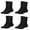 Black/Black/Black/Black, variant on Men and Women Thermal Winter Fleeced Lined Heat Socks (Black / Black, 10-13, 2 Pack)