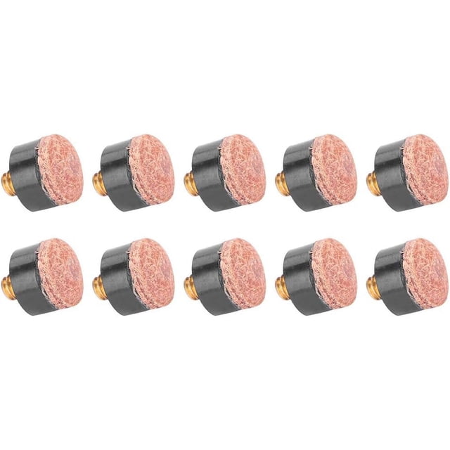 HUGFEGWE Billiard Tips Billiards Pole Tip Slipon Pool Billiard Pole Tips Pole Tips Replacement Parts for Snooker Pole CJB91-137782
