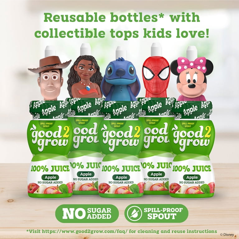 good2grow 6oz Apple Juice with Character Tops - Walmart.com