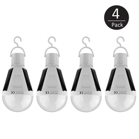 4 Pack Portable Solar Powered Led Lantern Tent Light Bulb Flyhoom 4 Pack Portable Solar Powered Led Lantern Tent Light Bulb Flyhoom Rechargeable Emergency Lamp For