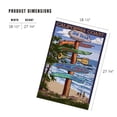 thumbnail image 4 of Lantern Press 1000 Piece Jigsaw Puzzle, San Diego, California, Destinations Sign, 4 of 5