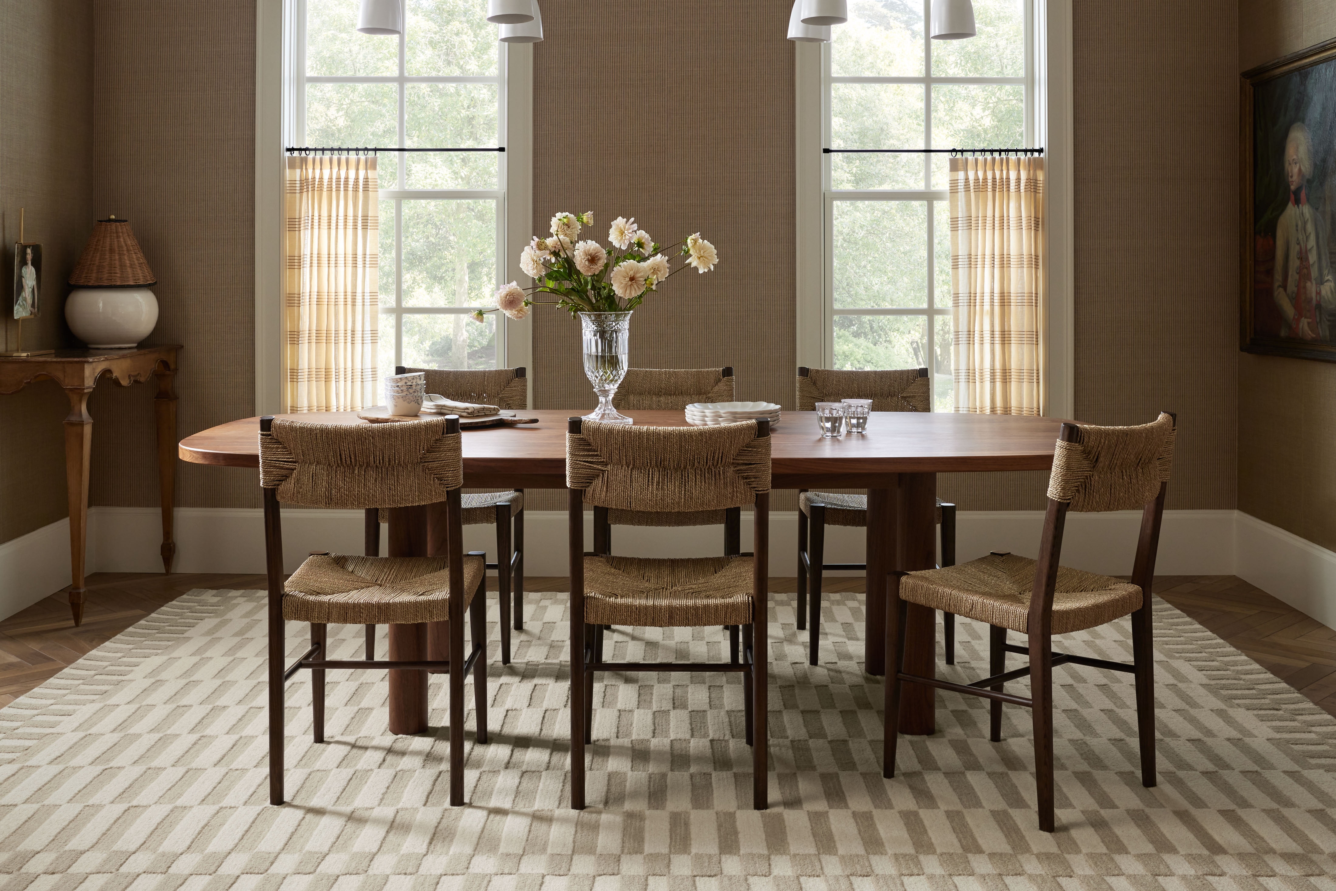 Chris Loves Julia x Loloi Bradley Ivory / Beige 5'-0" x 7'-6" Area Rug