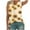 D, variant on QLEICOM Women Sunflower Floral Print Tank Tops Summer Casual Sleeveless Basic Cami Top Slim T Shirts Vest Blouse B XL, US Size 10