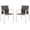 White, variant on Safavieh Dexter Aluminum Outdoor Dining Arm Chair - Set of 2, Black