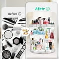 360 Rotating Makeup Organizer, Adjustable Storage Large Capacity Makeup