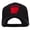 Black, variant on Arkansas State Map Embroidered Cap - Black OSFM