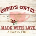 thumbnail image 2 of Allen, Kimberly 26x26 White Modern Wood Framed Museum Art Print Titled - Cupids Coffee, 2 of 4