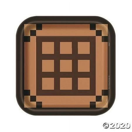 Minecraft® Paper Dinner Plates - 8 Ct.
