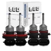 9005 9006 H10 9145 3000K Yellow 160W LED Fog Light Driving Bulbs Kit 9005 9006 H10 9145 3000K Yellow 160W LED Fog Light Driving Bulbs Kit