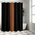 thumbnail image 2 of Shower Curtain Brown Black Shower Curtains for Bathroom Decor Boho Style Shower Curtain Sets with Hooks Waterproof Fabric Bath Curtain Standard 72" X 72", 2 of 5