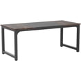 thumbnail image 1 of Fnova 70.87'' Extra Large Executive Desk, Home Office Computer Workstation with Thickened Metal Frame, Multipurpose for Conference, Dining, Home Office & Business Use, 1 of 3