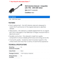 thumbnail image 2 of Shift Interlock Solenoid - Compatible with 1996 - 2005 GMC Safari - Dorman, 2 of 2
