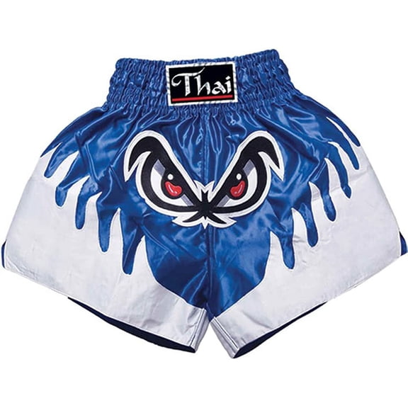 Woldorf Muay Thai Shorts Embroidered Eyes Size M Martial Arts, Sparring Fitness, Grappling Shorts, Kickboxing Shorts, Fighting Shorts, Muay Thai Training Shorts