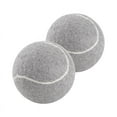 thumbnail image 3 of 2 PCS Precut Walker Tennis Ball for Furniture Legs and Floor Protection, Heavy Duty Long Lasting Felt Pad Covering,Grey, 3 of 3