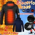 thumbnail image 5 of jsaierl Men's Down Heated Jacket USB Electric Heated Lightweight Rechargeable Heating Down Jacket Coat 2 Heats Zone, 5 of 5