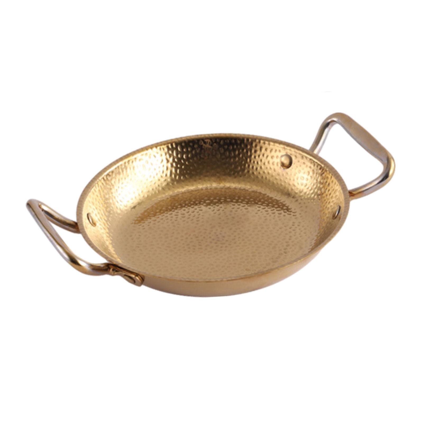 Pan Dry Pot Fast Heating Kitchen Cookware Kimchi Soup Pot Instant Noodle Pot Gold