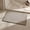 Beige, variant on Bathroom Rugs Non Slip Washable, Super Absorbent Thin Bath Mat Small Quick Dry Low Pile Bathroom Rug, Dark Grey 16"x24"
