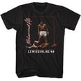 thumbnail image 1 of Muhammad Ali Lewiston Me 65 Black Adult T-Shirt S, 1 of 2