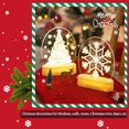 thumbnail image 3 of Table Lamp Christmas Decoration, Christmas Tree LED Bedside Lamp Christmas Decoration Indoor Battery Powered and USB Mini Christmas Tree with Lighting, New Year Room Table Lamp (Christmas Tree), 3 of 4