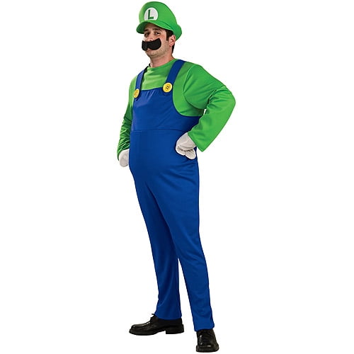 Super Mario Luigi Deluxe Adult Halloween Costume