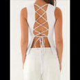 thumbnail image 4 of Blusas Casuales Sin Mangas para Mujer, Blusas de Trabajo Fruncidas, Ajustadas, Camisas de Moda 2025 M, 4 of 7