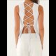 thumbnail image 4 of Blusas Casuales Sin Mangas para Mujer, Blusas de Trabajo Fruncidas, Ajustadas, Camisas de Moda 2025 S, 4 of 7