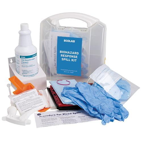 Ecolab Food Safety 502589111 Biohazard Response Spill Kit