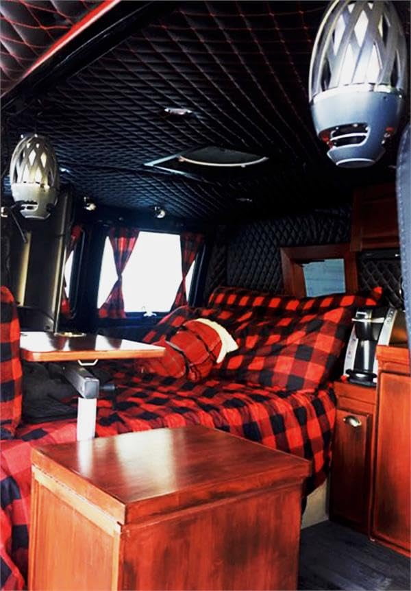 Vinyl Quilted Foam Fabric w 3/8" Foam Backing Upholstery / 52" Wide/Sold by The Yard/ Commercial Quality Upholstery Fabric, Durable Marine & Outdoor Use (Black w Hq Red Thread Yarn, Diamond 2"x3")